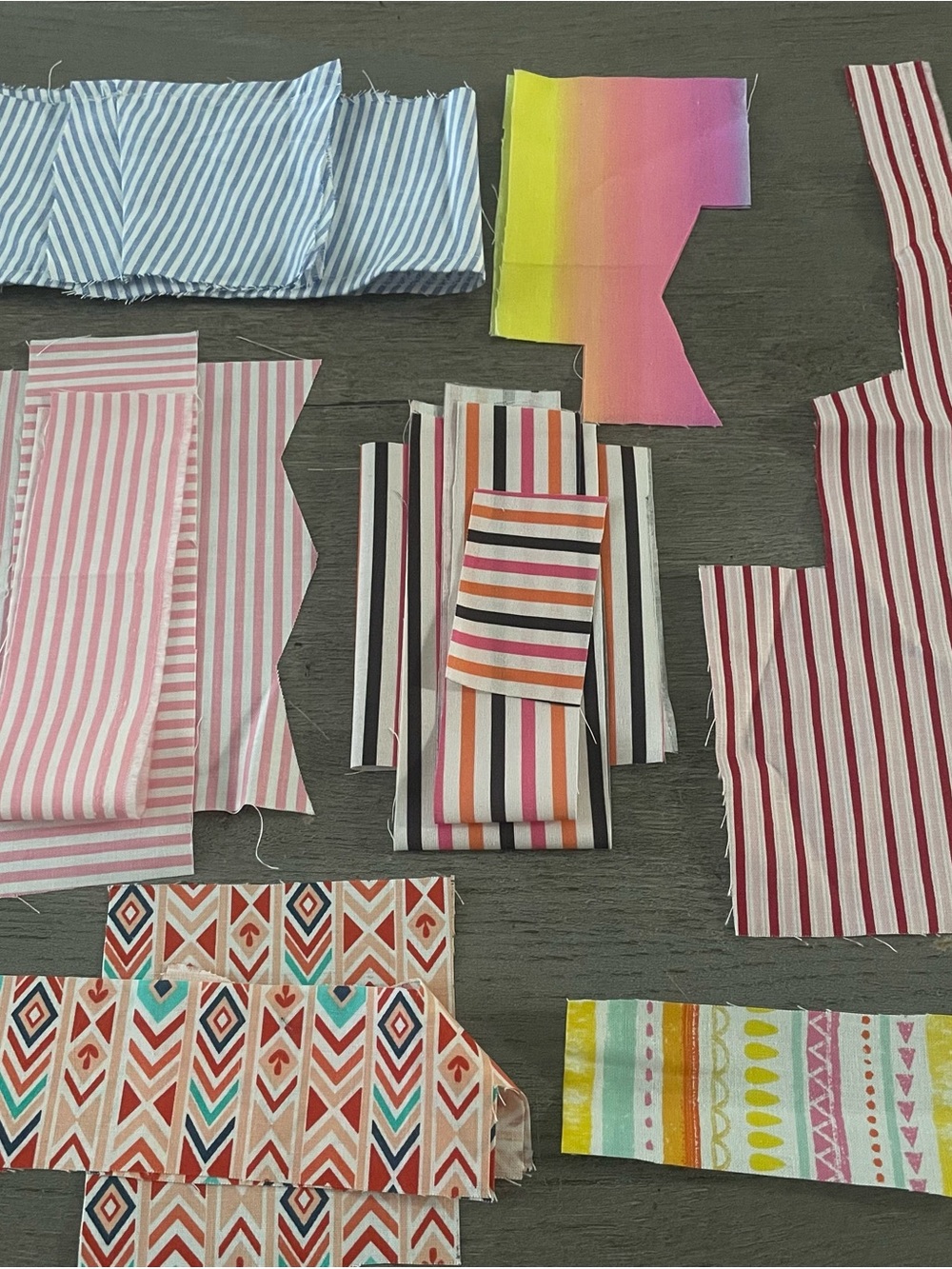 Stripe Scrap Fabric Bundle
